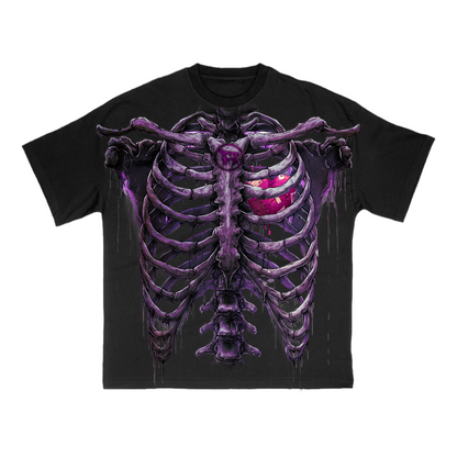 (C) Skeleton Ribs Tee