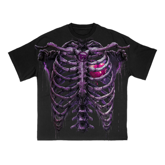 (C) Skeleton Ribs Tee